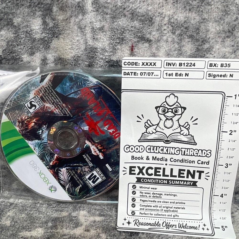 Dead Island Xbox 360 Deep Silver Techland 2011 Zombie Survival Action Game Disc